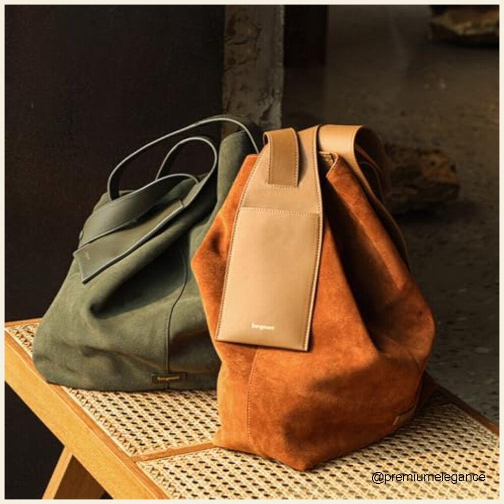 Large Capacity Suede Hobo Bag Adjustable Strap Top Handle Shoulder Crossbody - Picture 3 of 7